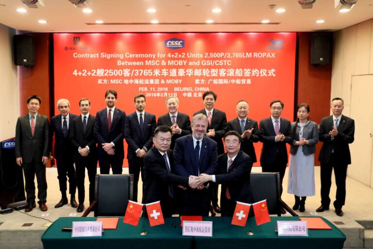 Gnv, accordo con i cantieri cinesi Gsi