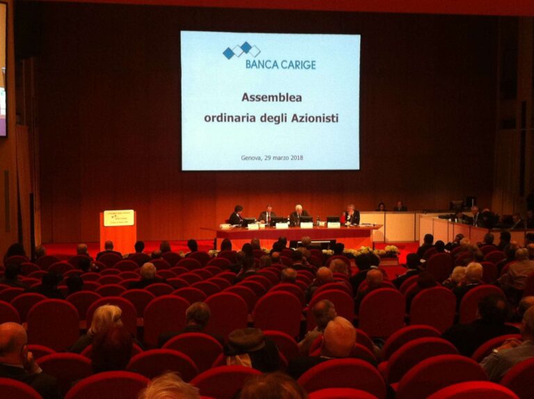 Carige, Fiorentino: «Npl in riduzione a livello fisiologico»