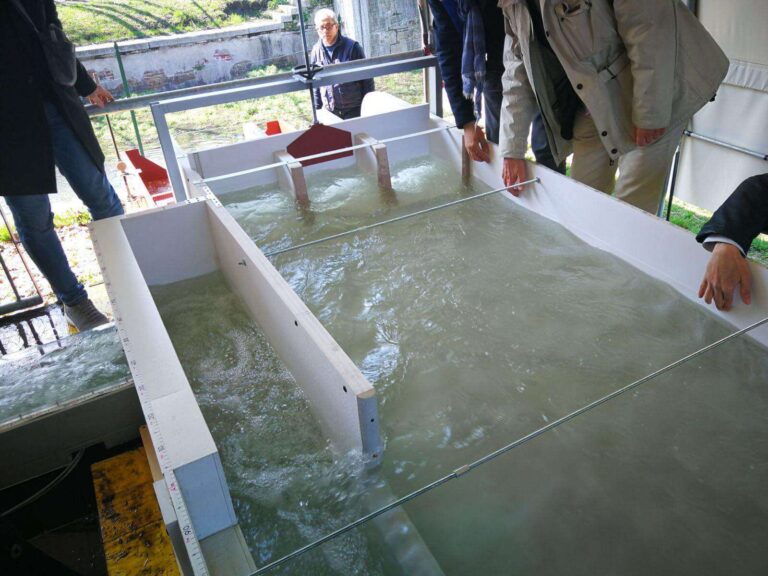 Scolmatore del Bisagno: prime prove su modello a Santhià