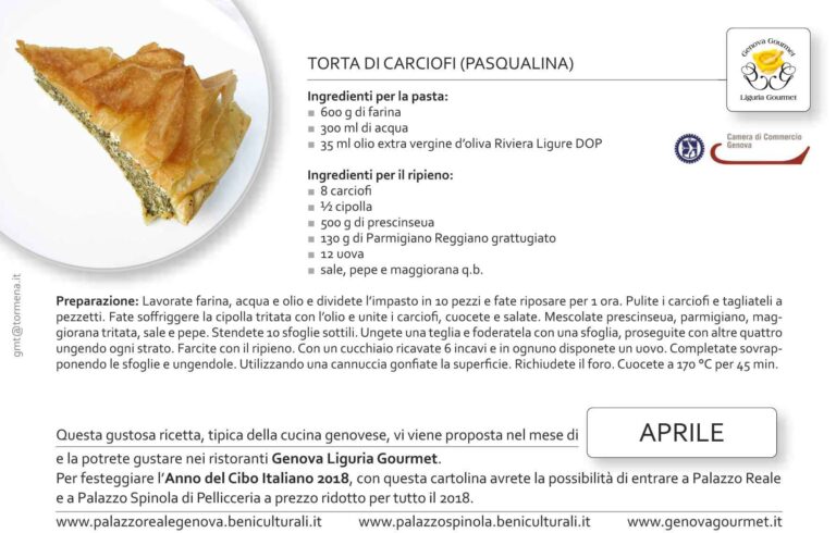 Cartoline Genova Liguria Gourmet