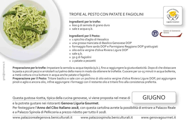 Cartoline Genova Liguria Gourmet