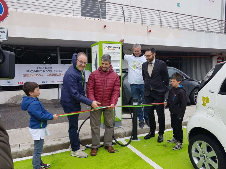 Due nuove colonnine di ricarica per mezzi elettrici in Liguria