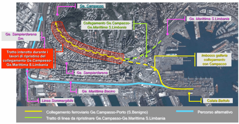 Ponte Morandi, in consiglio regionale arriva proposta di metropolitana Santa Limbania-Campasso