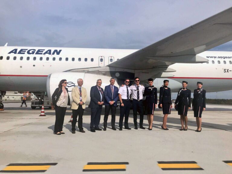 Primo volo Aegean Airlines 13-6-2018 (2)