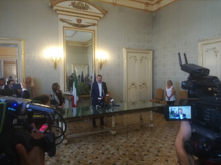 Salvini: a Genova presto più uomini e risorse per ordine pubblico