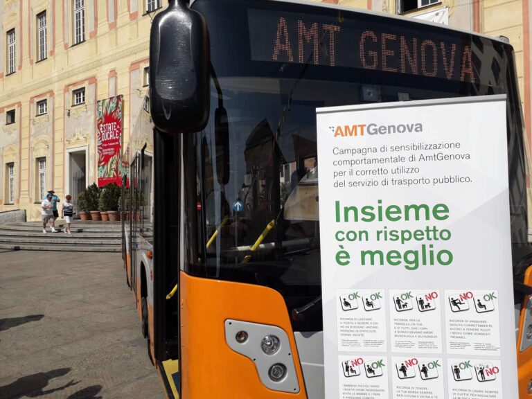 Amt: “Insieme con rispetto è meglio”, al via la campagna di educazione a bordo