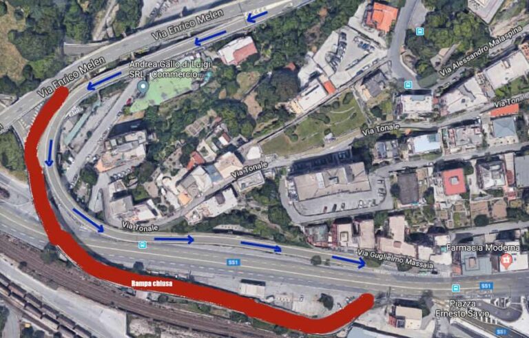 Genova, prolungamento strada Guido Rossa: chiusure e demolizioni, ecco i tempi