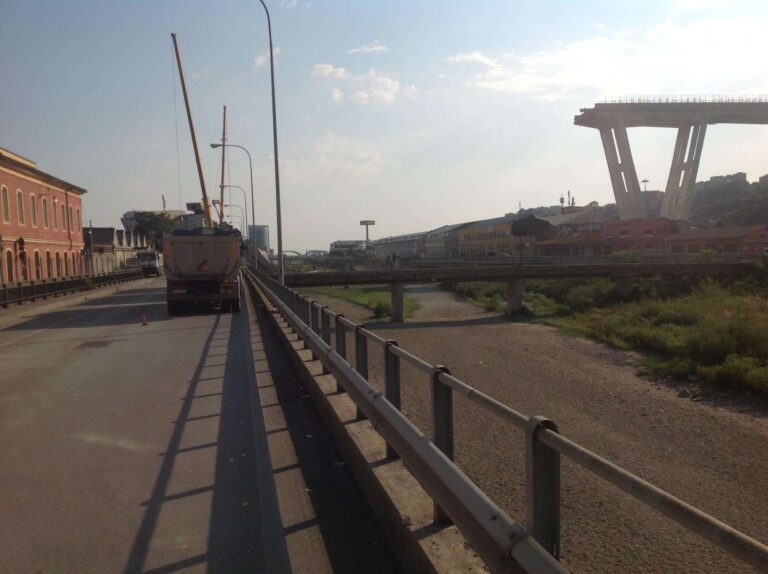 Ponte Morandi: riapre via Perlasca