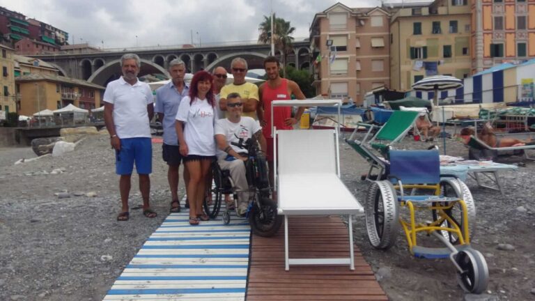 Sori, la spiaggia libera diventa accessibile