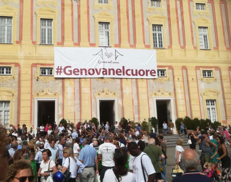 Genova si ferma per le 43 vittime di Ponte Morandi