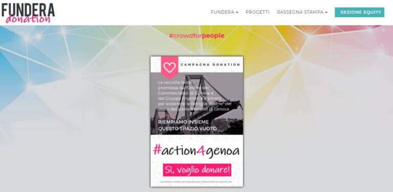 Ponte Morandi, #action 4 genoa: i commercialisti genovesi lanciano una nuova campagna di crowdfunding