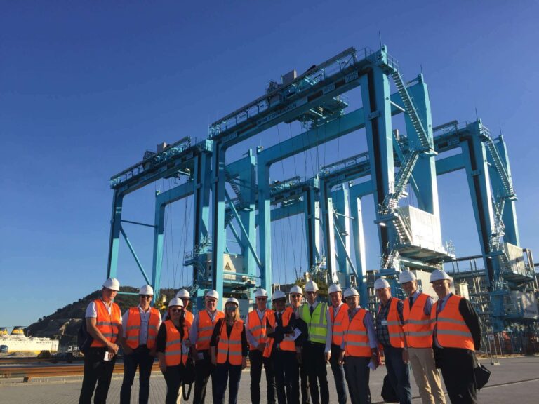 I rappresentanti dell’ECTA in visita al terminal vado ligure