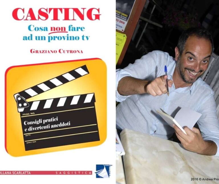 “Casting. Cosa non fare ad un provino tv” di Graziano Cutrona
