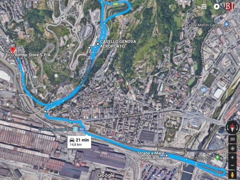 Direttrice Levante-Ponente, il percorso alternativo