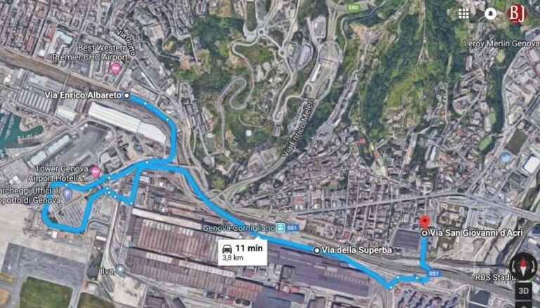 Direttrice Ponente-Levante, il percorso alternativo