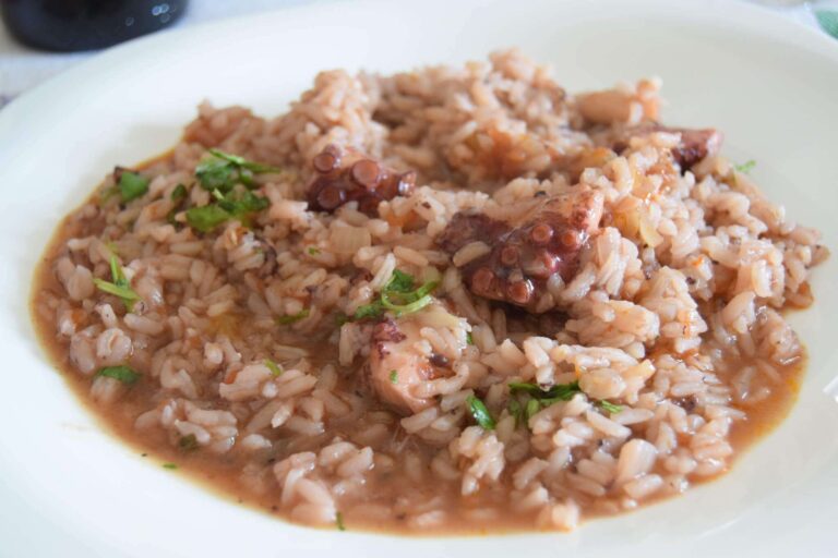 Risotto col polpo