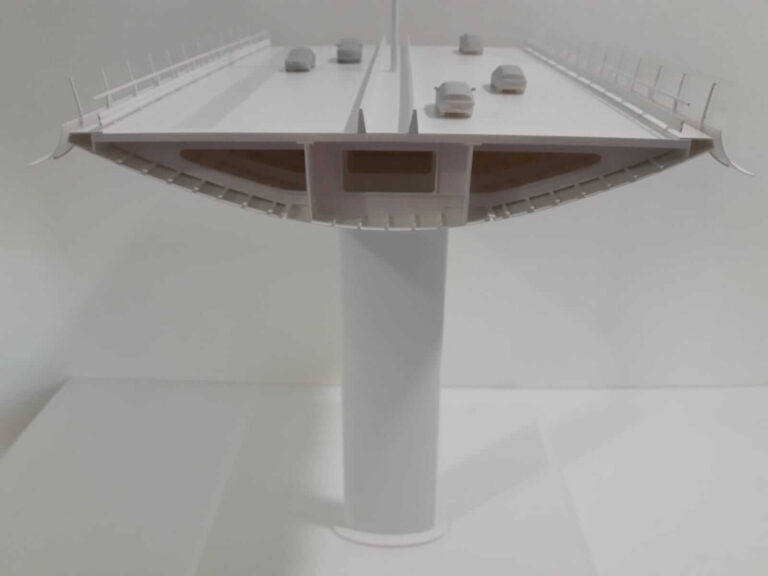 Modellino ponte – sezione