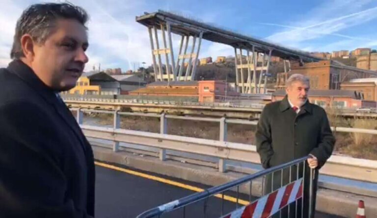 Genova, riapre via Perlasca