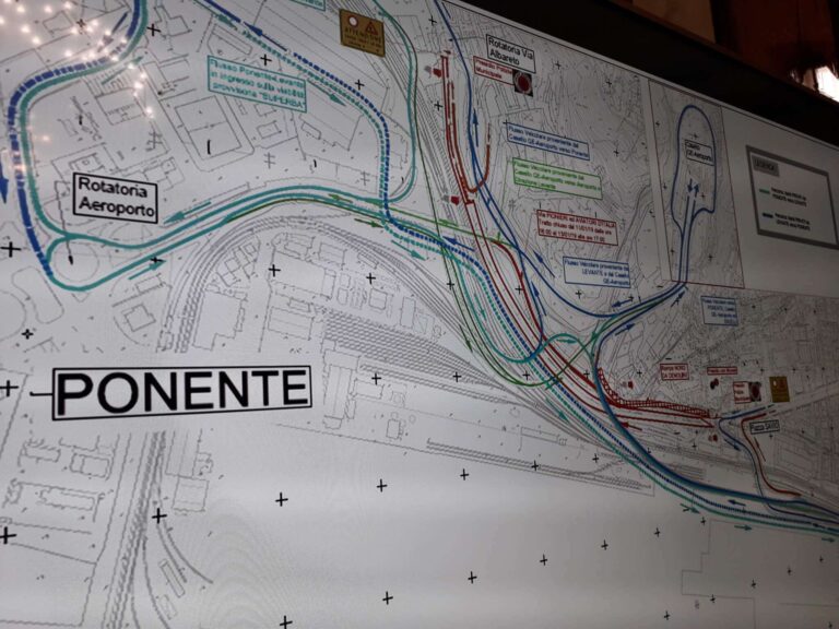 Demolizione rampa di via Siffredi a Genova, strada chiusa per 30 ore