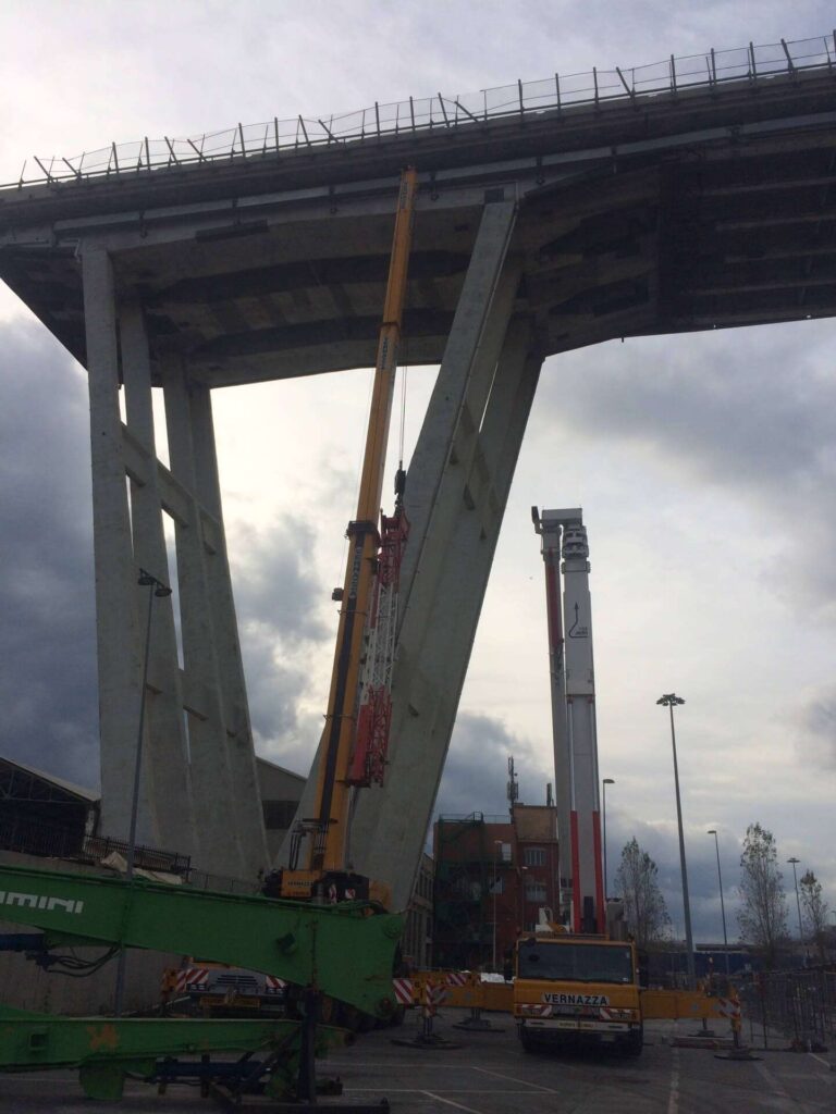 ponte morandi lavori