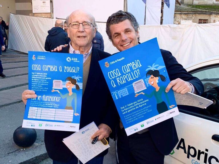 Rapallo e Zoagli, al via la nuova gestione raccolta rifiuti