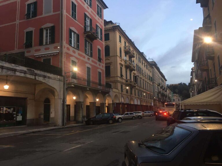 Chiavari, nuova illuminazione a led in corso Garibaldi