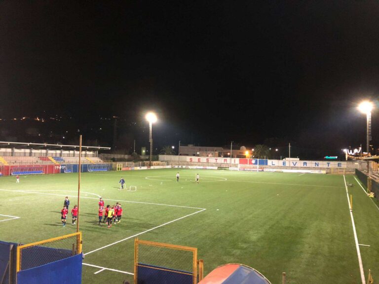 Sestri Levante: completata la riqualificazione energetica al campo sportivo Sivori