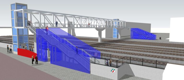 Nuova passerella a Sestri Ponente: nella notte tra il 2 e 3 marzo interrotta (anche) la circolazione ferroviaria