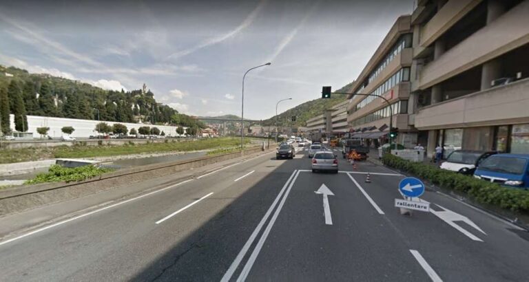 Genova, lavori in Lungobisagno Istria