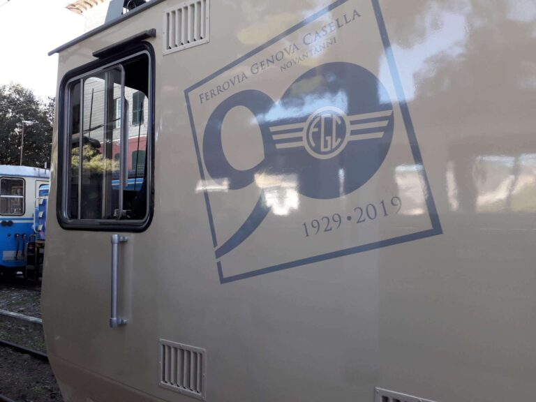 ferrovia genova casella livrea 90 anni