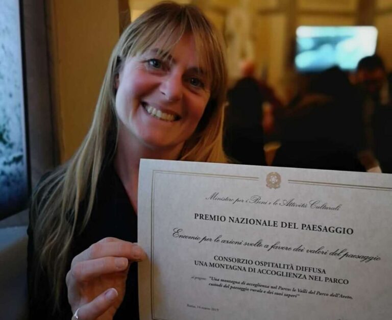 Consorzio ospitalità diffusa val d’Aveto: encomio al Premio nazionale del paesaggio