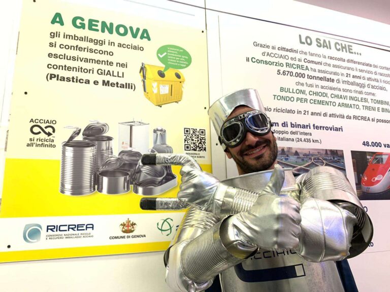 Treno Verde a Genova piazza Principe, a bordo anche Capitan Acciaio