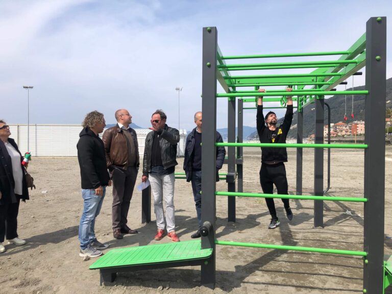 A Chiavari inaugurata la palestra a cielo aperto