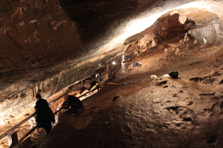 2.foto rilievo laser corridoio impronte