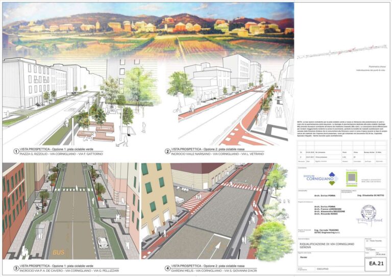 Genova, via Cornigliano: da metà giugno i lavori di restyling