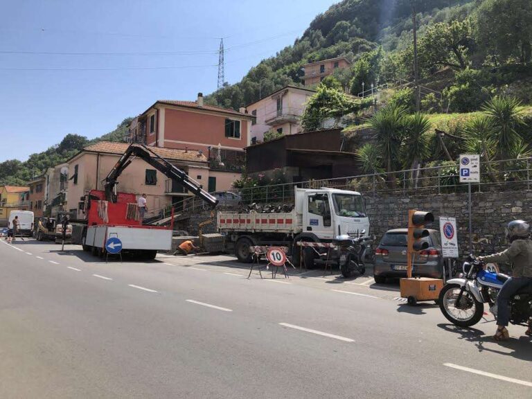Chiavari: approvato ripristino e consolidamento via Caperana Case Sparse