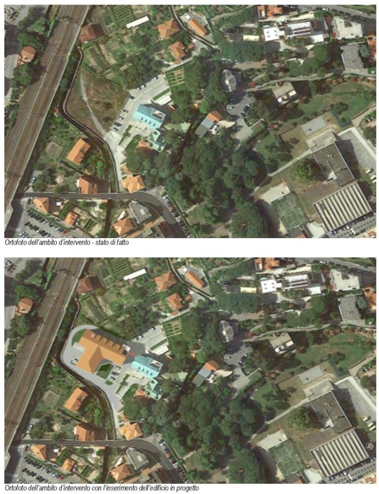 RSA Spotorno – Ortofoto prima e dopo