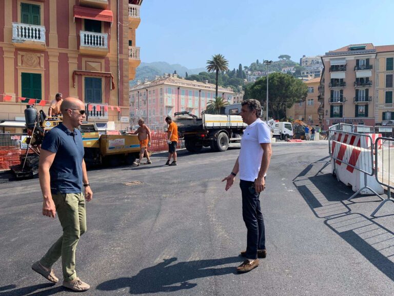 Rapallo: entro oggi completata asfaltatura copertura su torrente San Francesco