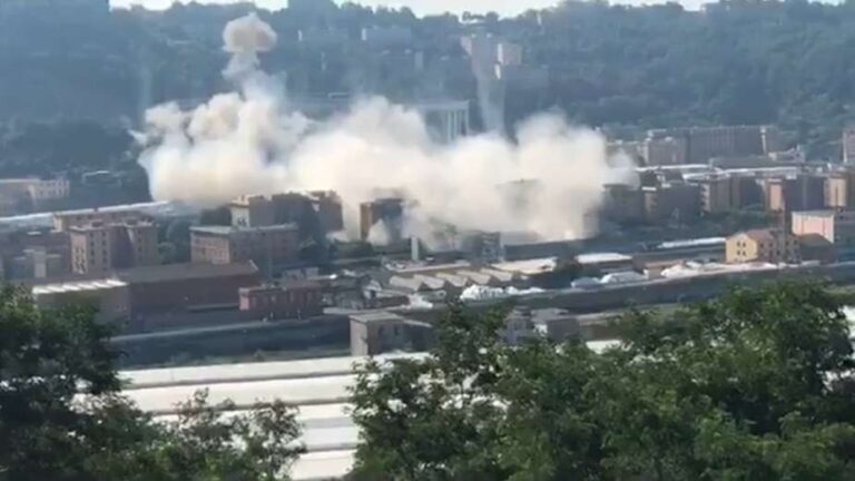 Ponte Morandi non esiste più: demolite le pile 10 e 11 (video)