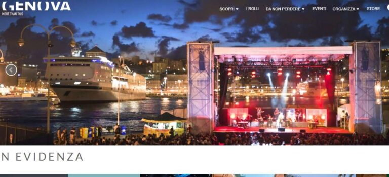 Visitgenoa.it, sito più ricco di appuntamenti e iniziative in città