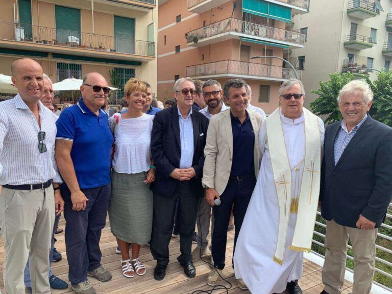 Rapallo: nuova passerella pedonale tra via Milano e via Torino