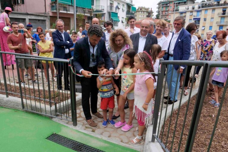 Rapallo: riqualificata area in via Laggiaro-salita Paxo