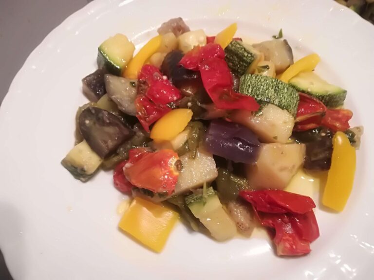 Fricandò di verdure al profumo di basilico