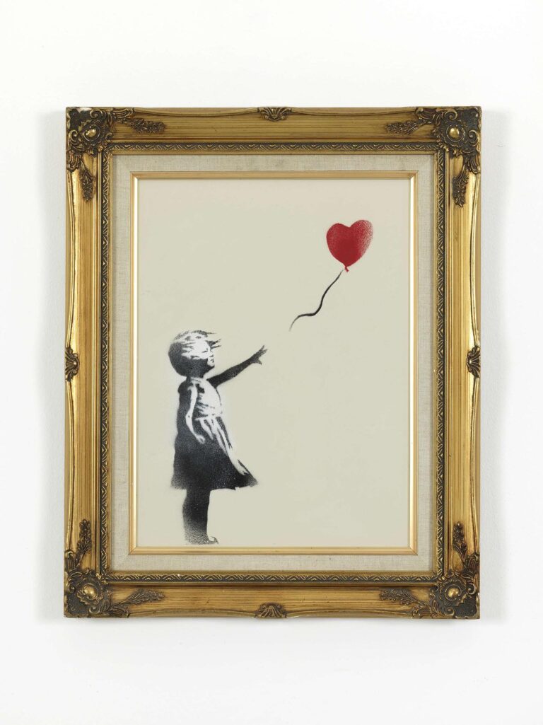 Banksy, Girl with balloon cm. 30 x 40_0091