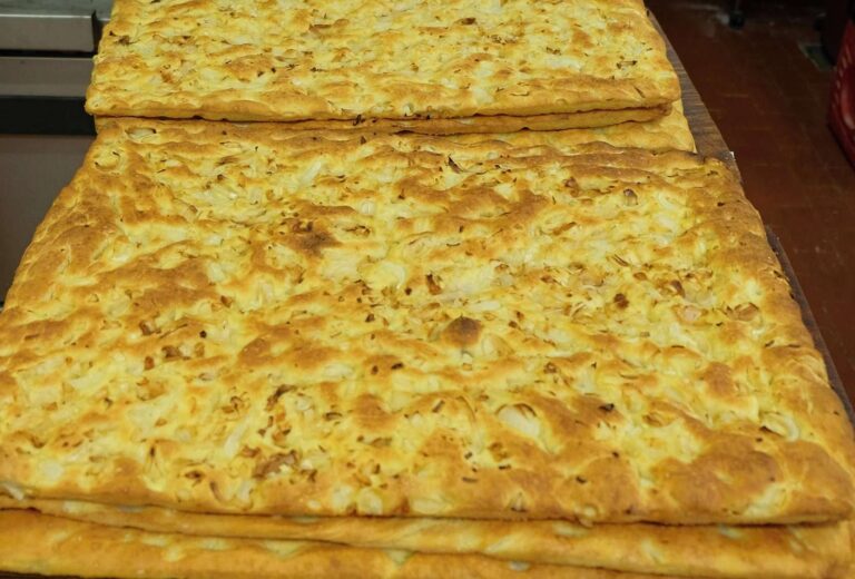 Focaccia con le cipolle