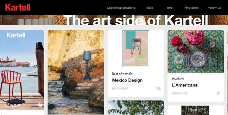Giglio Group-Kartell: accordo per la gestione dello shop online, clientela e logistica
