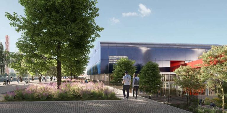 14_ Il Riverfront e la piazza della Green Factory (© Renovatio design) LQ