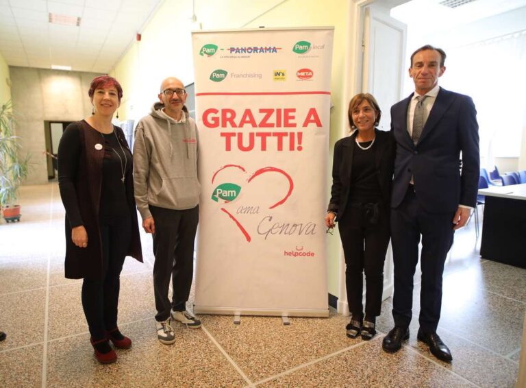 Trentamila colazioni e sette lavagne interattive regalate dal gruppo Pam alle scuole genovesi