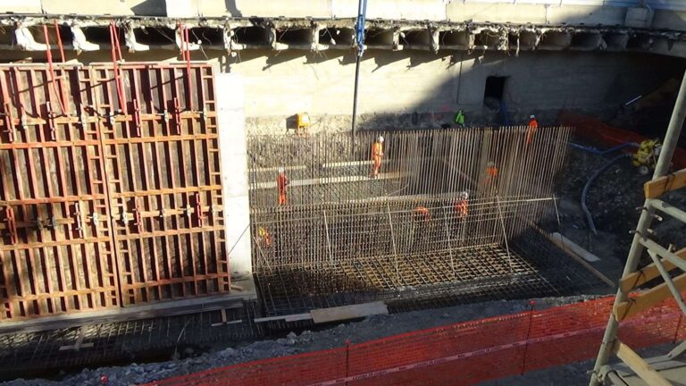 cantiere Bisagno lavori