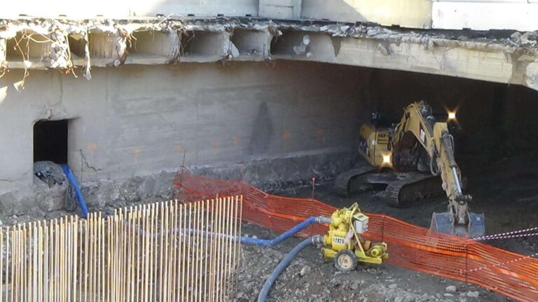 cantiere Bisagno lavori